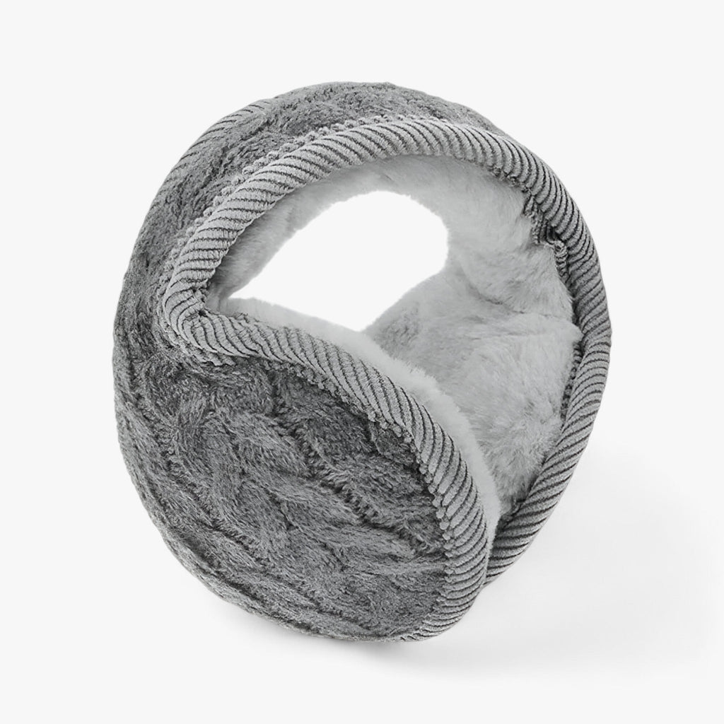 Unisex Fleece Ørevarmere | Vind- & Vandtæt Design | Grå Ørebeskyttelse Til Cykling, Vandring & Udendørs Vinterbrug | Vanero
