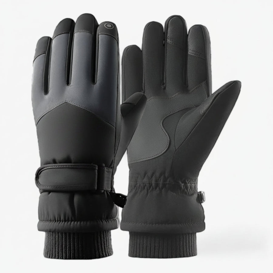 Vandafvisende Termiske Skihandsker | Touchscreen-Fingerspidser & Grebsflade | Vinterhandsker Til Ski & Sneaktiviteter | Vanero