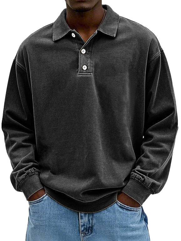 Maxime | Stilfuld Langærmet Polo Shirt l Vanero