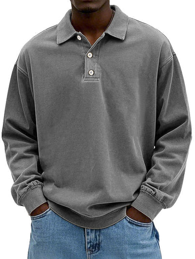 Maxime | Stilfuld Langærmet Polo Shirt l Vanero