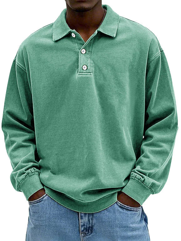 Maxime | Stilfuld Langærmet Polo Shirt l Vanero