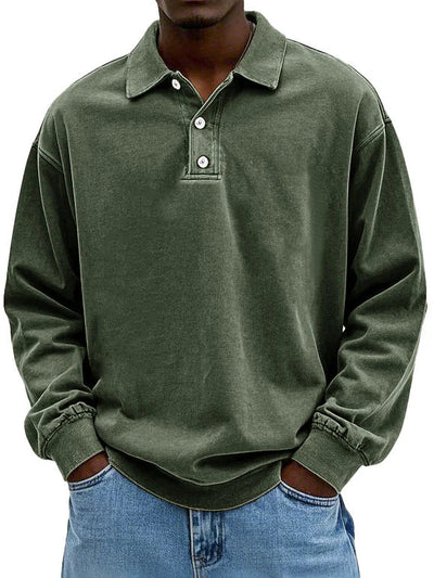 Maxime | Stilfuld Langærmet Polo Shirt l Vanero