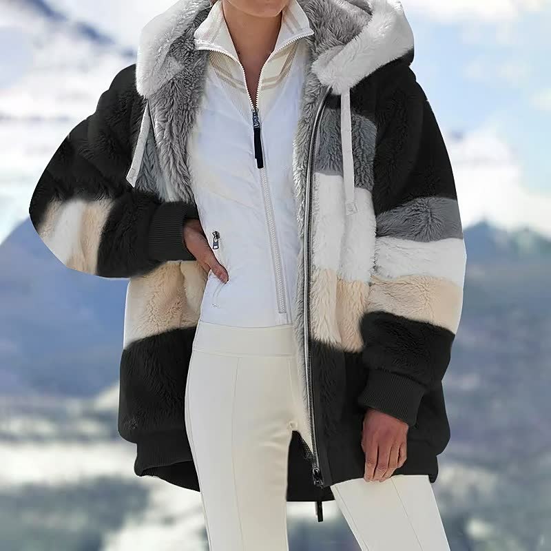 Dame Jakke Polyester | Regular Fit Langærmet Jakke | Til Hverdagsbrug & Efterår-Vinter | Vanero
