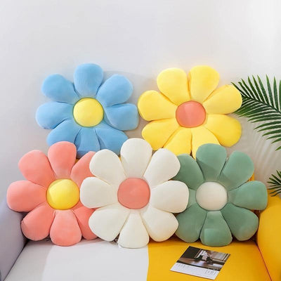 PetalPuff Blomsterformet Pude | Legende Komfort og Farverig Hygge | Vanero