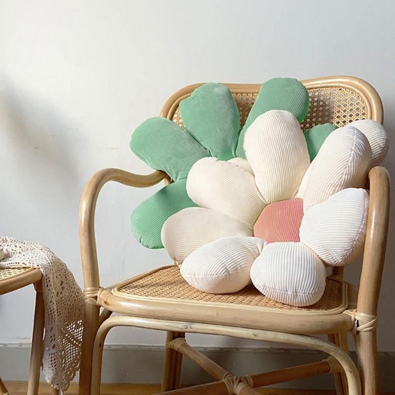 PetalPuff Blomsterformet Pude | Legende Komfort og Farverig Hygge | Vanero