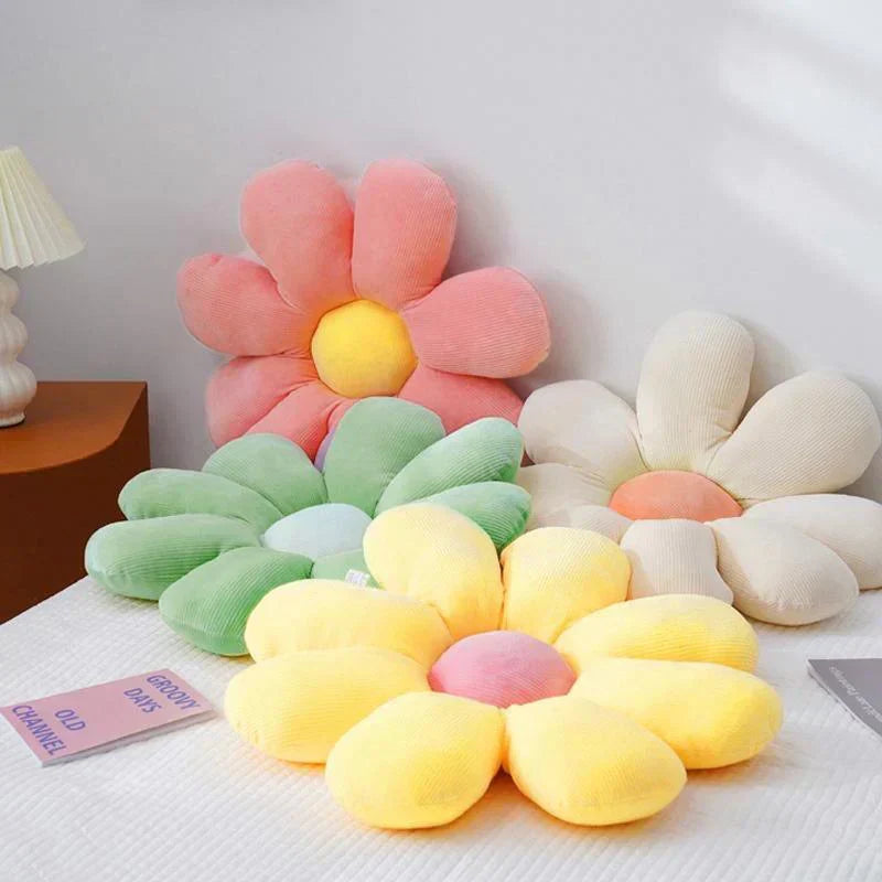 PetalPuff Blomsterformet Pude | Legende Komfort og Farverig Hygge | Vanero