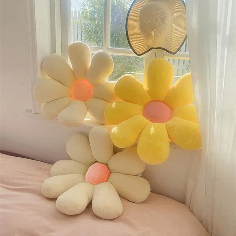 PetalPuff Blomsterformet Pude | Legende Komfort og Farverig Hygge | Vanero