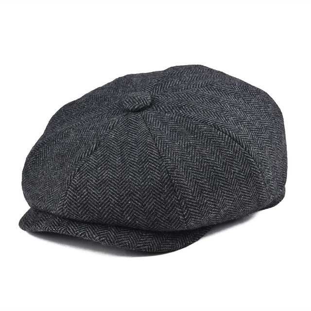 Klassisk Gatsby Sixpence Hat | Uldmix | Tidløs & Stilfuld | Vanero