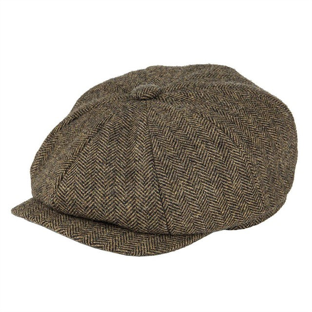 Klassisk Gatsby Sixpence Hat | Uldmix | Tidløs & Stilfuld | Vanero