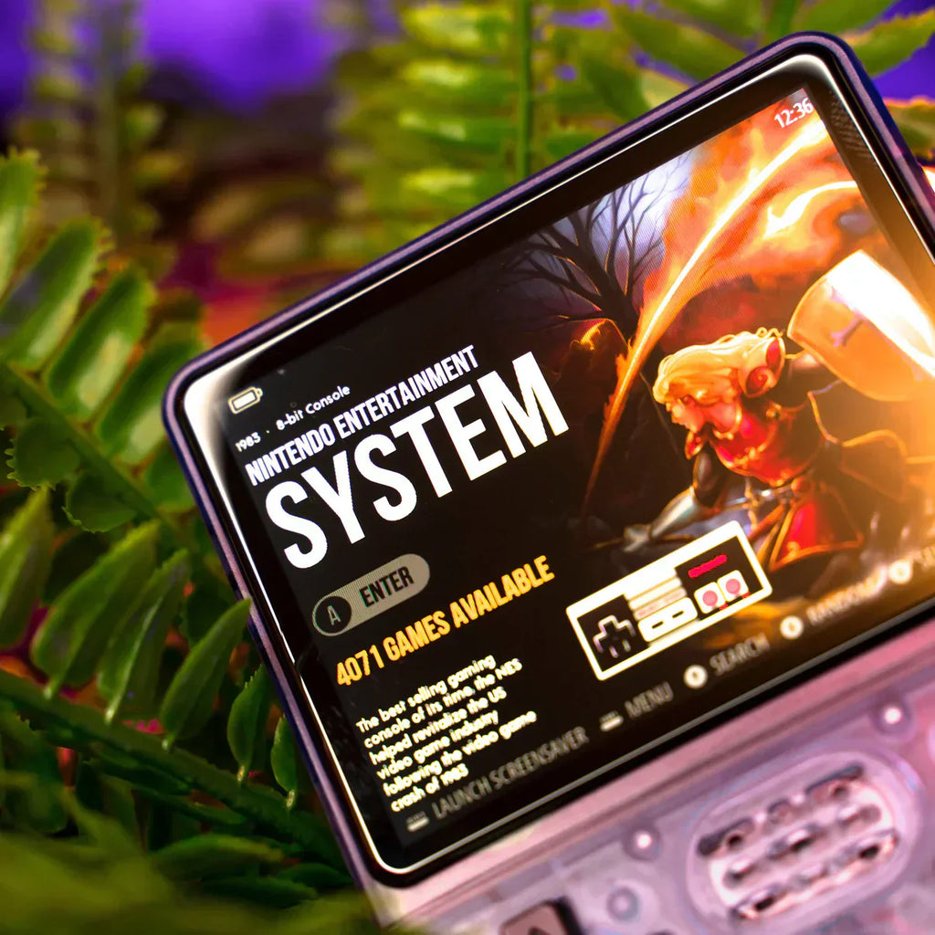 Håndholdt Spilkonsol Med 3,5-Tommer HD IPS-Skærm | 64 GB Lagerplads Og HDMI-Udgang | Retro Gaming Enhed | Vanero