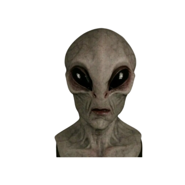 Alien Helhoved Maske Latex & Silikone | Håndmalet Kostumemaske | Til Halloween & Cosplay | Vanero