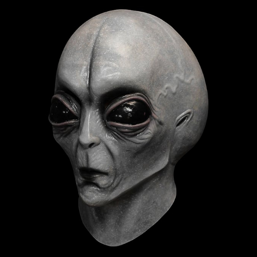 Alien Helhoved Maske Latex & Silikone | Håndmalet Kostumemaske | Til Halloween & Cosplay | Vanero