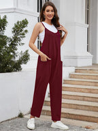 Jumpsuit med Elastisk Talje | Afslappet Pasform i Let Konstruktion | Hverdagsbrug & Fritid | Vanero