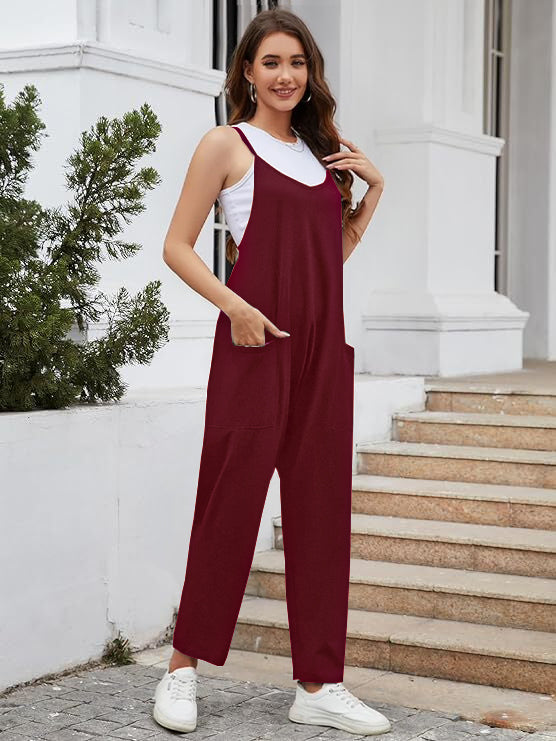 Jumpsuit med Elastisk Talje | Afslappet Pasform i Let Konstruktion | Hverdagsbrug & Fritid | Vanero