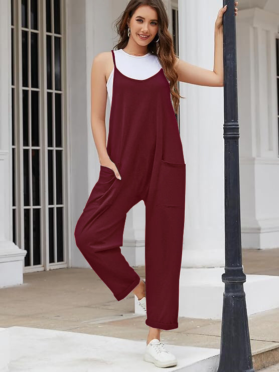 Jumpsuit med Elastisk Talje | Afslappet Pasform i Let Konstruktion | Hverdagsbrug & Fritid | Vanero