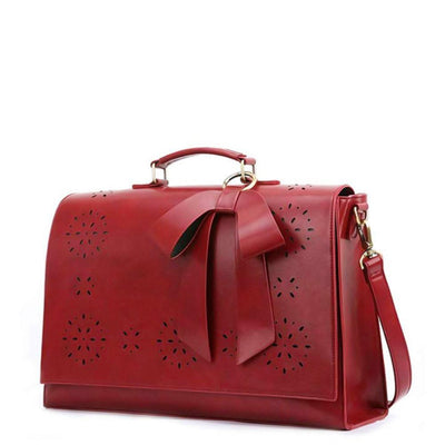 Elegant Skuldertaske | Udsmykket Design | Sløjfe-Dekoration | Vanero