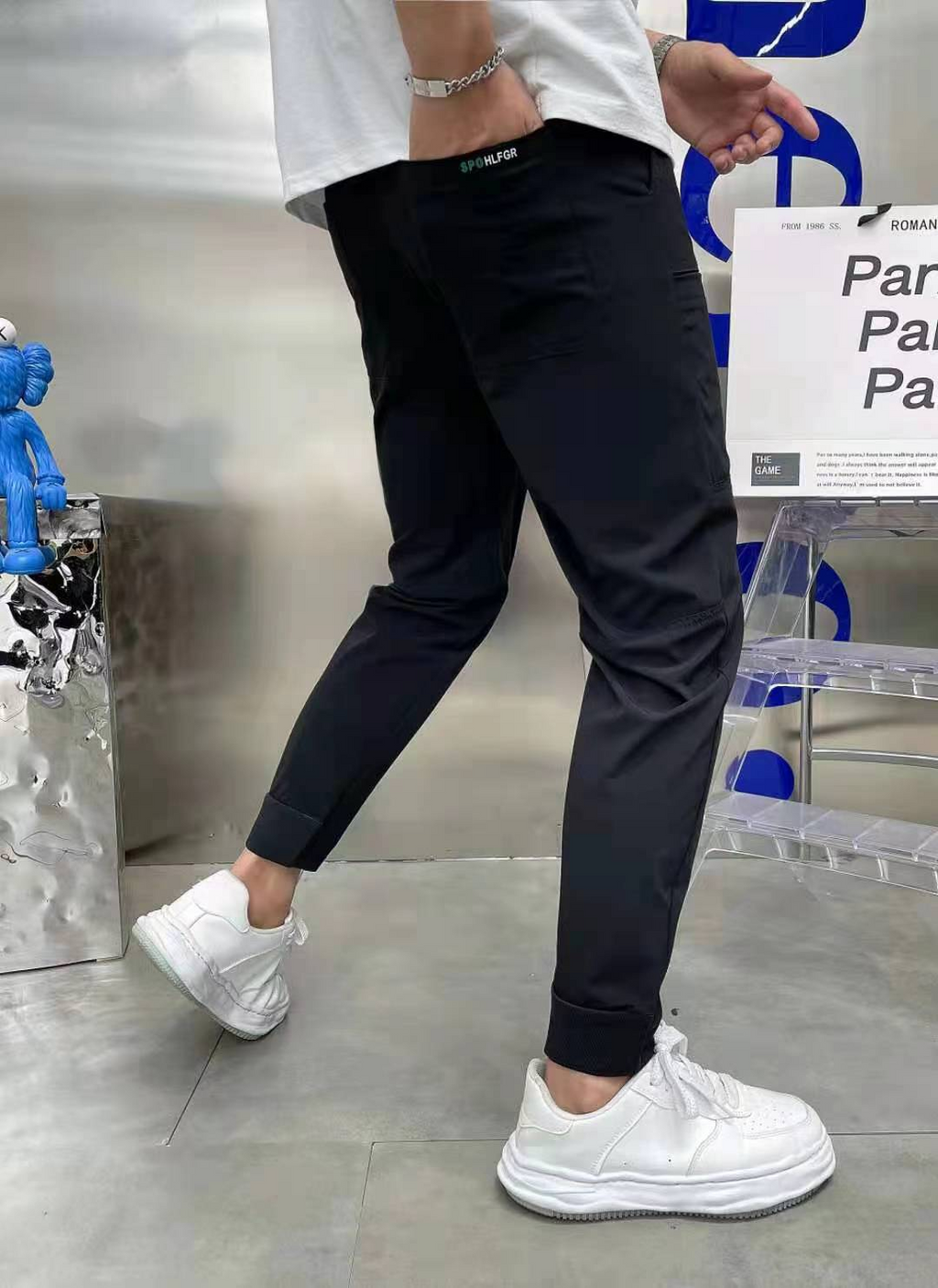 Herre Cargobukser Bomuldsblanding | Skinny Fit Fritidsbukser | Flerlomme Design Til Hverdagsbrug & Fritid | Vanero