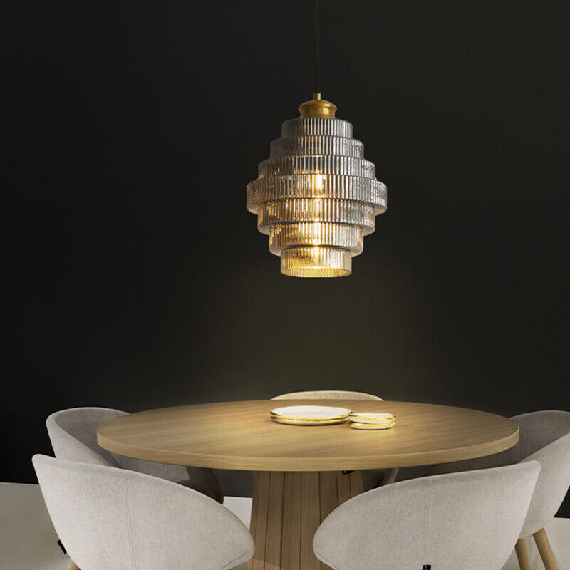 BrassGlow l Flaskeformet pendel i messingglas l Vanero