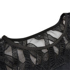 Midikjole i Polyesterblanding | Regular Fit Plus Size Kjole | Hverdagsbrug og Arrangementer | Vanero