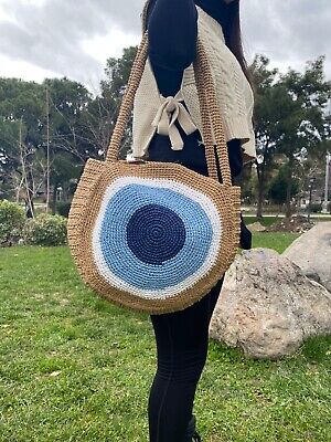 Evil Eye l Stormi Schultertasche - Braun l Vanero