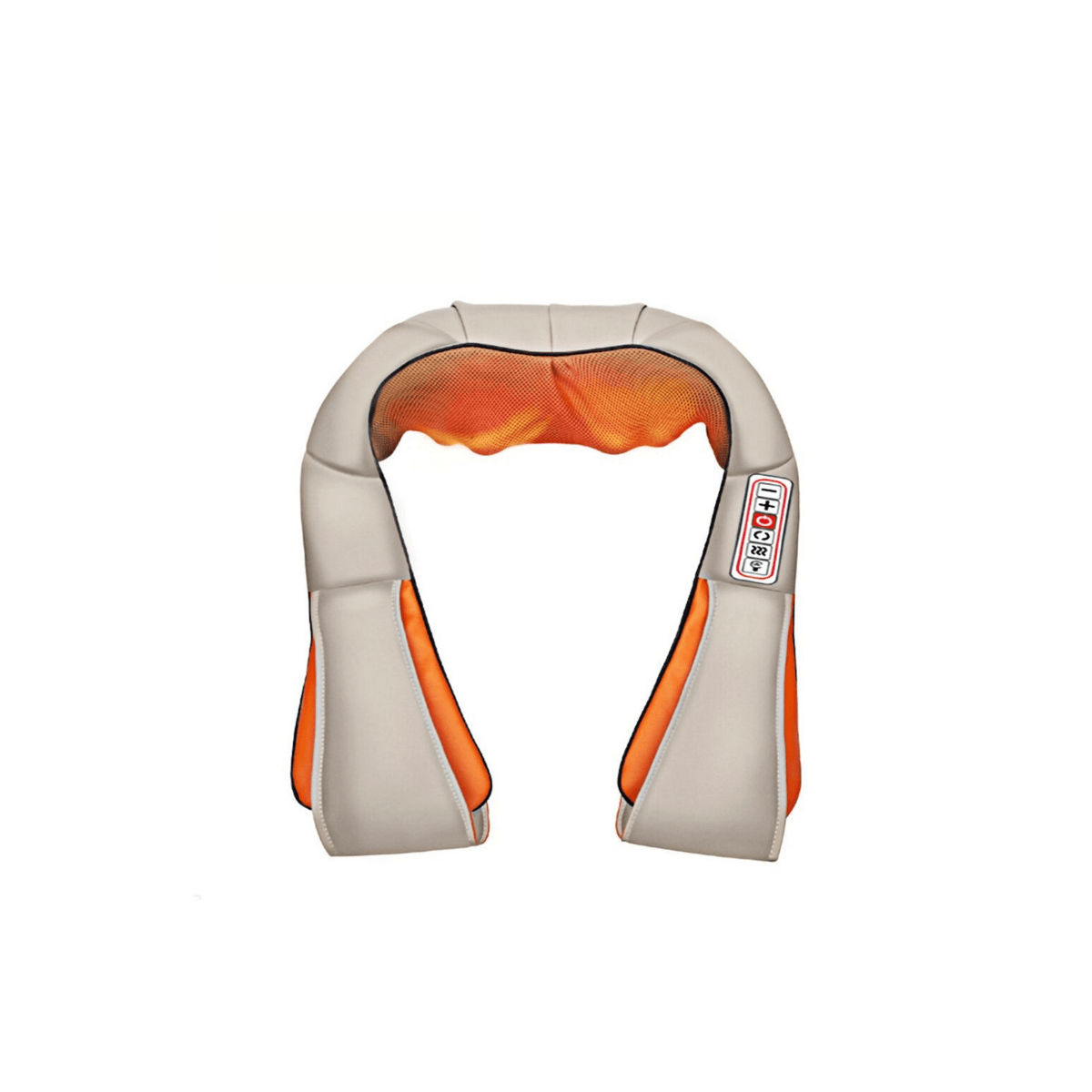 Shiatsu Massagepude med Varme | 8 Roterende Massagehoveder & 3 Intensitetsniveauer | Bærbar Nakke- & Rygmassager | Vanero