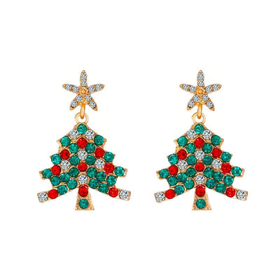 Sparkling Christmas Tree | Earrings | Vanero