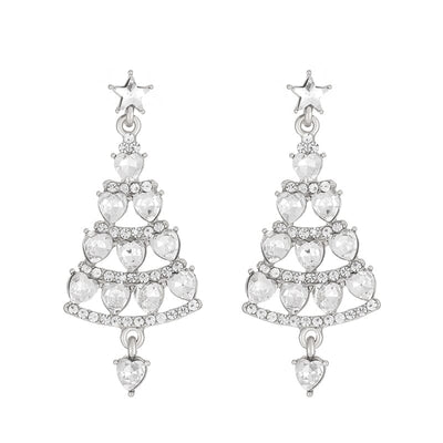 Sparkling Christmas Tree | Earrings | Vanero