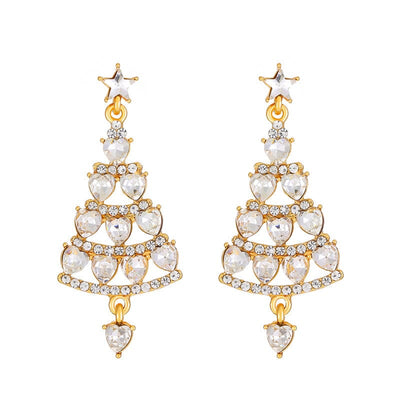 Sparkling Christmas Tree | Earrings | Vanero
