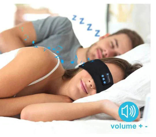 Bluetooth Sovemaske Med Hovedtelefoner | Trådløst Lyd- og Øjenmaskedesign | Rejser Meditation & Afslapning | Vanero