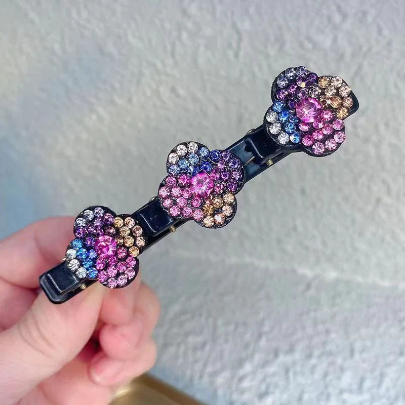 Rosa | Krystal Sten Hårspænde | Vanero