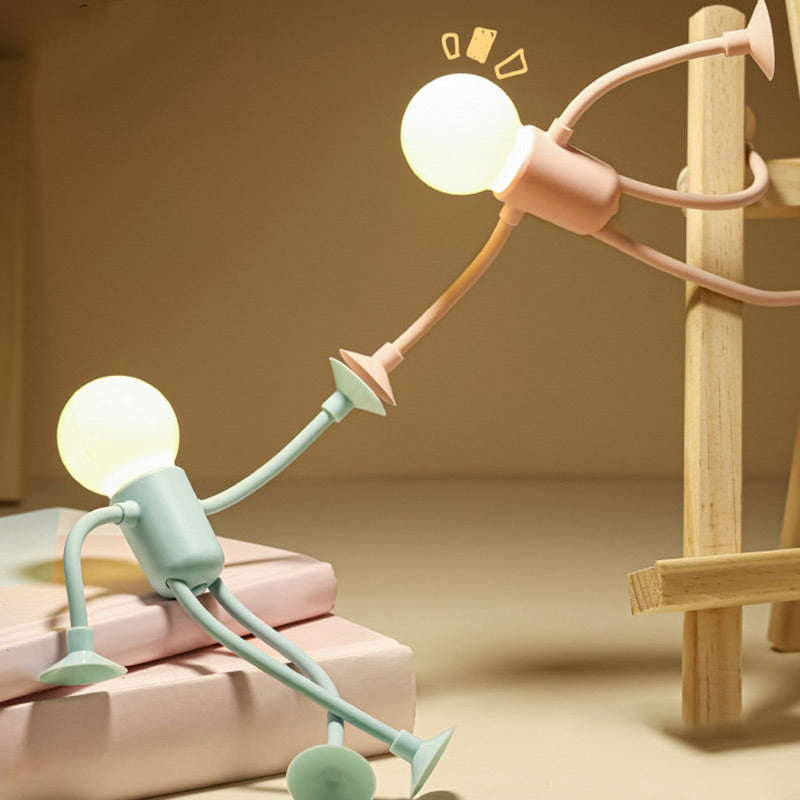 Fleksibel Skrivebordslampe Justerbar | Lampe med Sugekopbase | Indendørs Arbejdsbelysning | Vanero