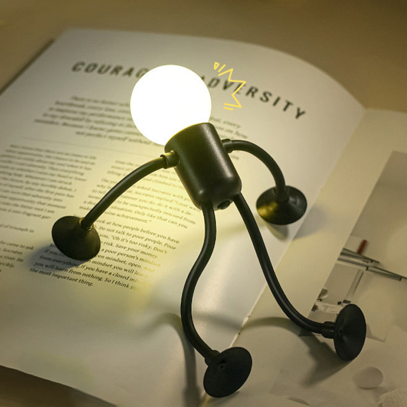 Fleksibel Skrivebordslampe Justerbar | Lampe med Sugekopbase | Indendørs Arbejdsbelysning | Vanero
