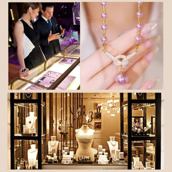 Jewelance PearlNecklace | Kvinders Elegant Perleperle Halskæde | Vanero