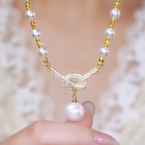 Jewelance PearlNecklace | Kvinders Elegant Perleperle Halskæde | Vanero