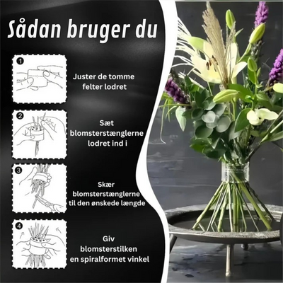 SpiraFlor | Ikebana Blomster-spiralholder l Vanero