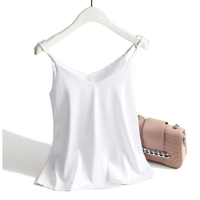 Adelaide l Satin tank top til kvinder l Vanero