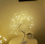LEDBonsai Bordlampe | Bonsaitræ Lampe Med Varm LED Belysning | USB Eller Batteridrevet | Vanero
