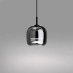 Glas Pendellampe | Røget Glasskærm Med E27 Fatning | Loftbelysning Til Hjemmets Rum | Vanero