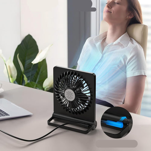 Bordventilator | Kompakt Bærbar Ventilator | Luftcirkulation Til Hjem & Kontor | Vanero