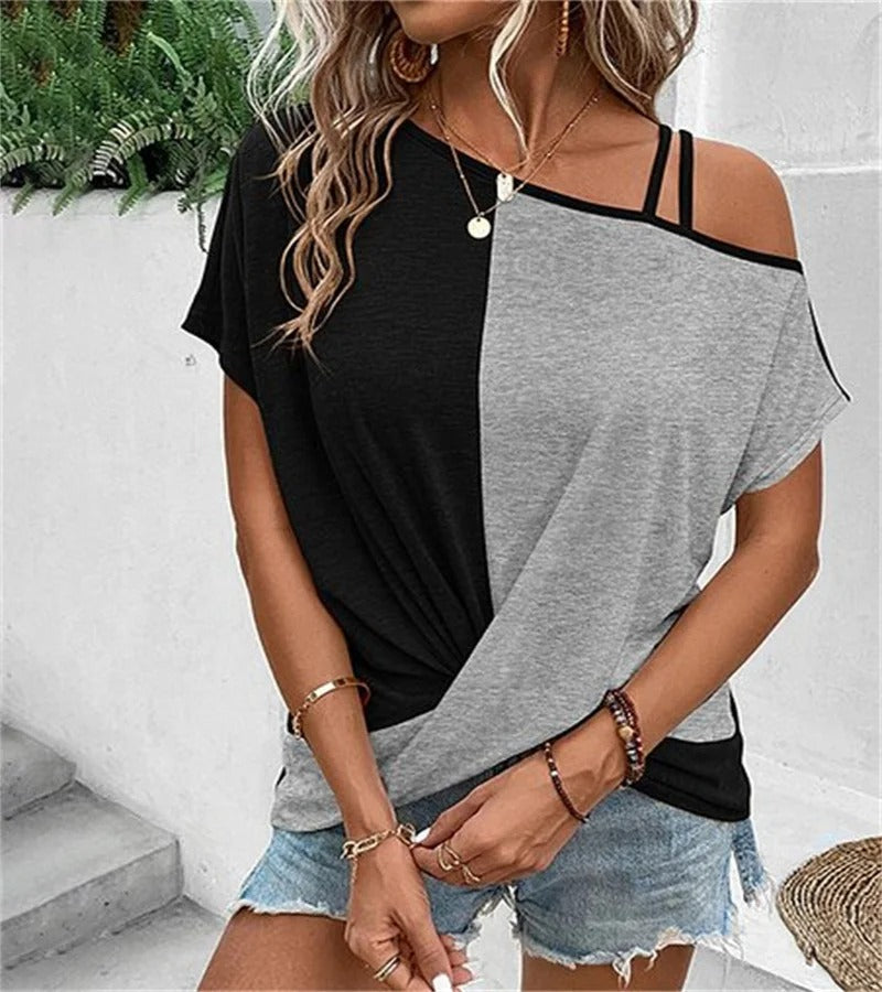 Arabella l colorblock-top l Vanero
