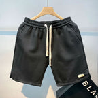 Shorts Bomuldsblanding | Afslappet Pasform Shorts | Snøre Talje & Sidelommer Til Sommer & Hverdag | Vanero