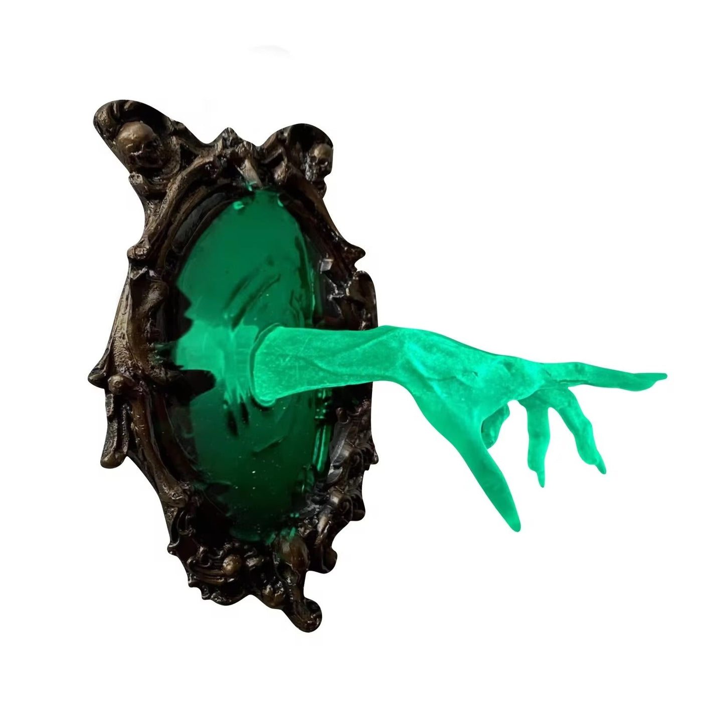WraithClutch | Tryllestavdekoration med Spøgelseshånd til Halloween-Dekoration | Vanero