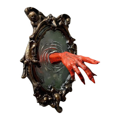 WraithClutch | Tryllestavdekoration med Spøgelseshånd til Halloween-Dekoration | Vanero