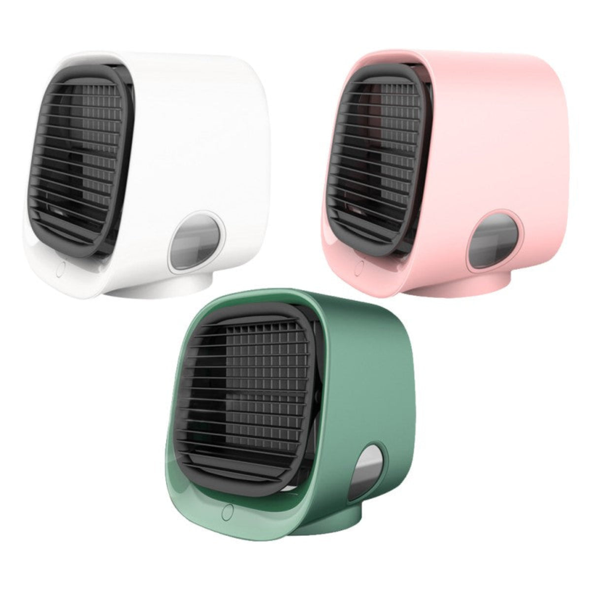 Bærbar Luftkøler Luftfugter | USB-Drevet Bordmodel | LED-Lys & Automatisk Slukning Til Personlig Indendørs Brug | Vanero