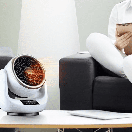 Varmeblæser | Bærbar Varmeblæser Med 3 Varmetilstande Og Ventilatorfunktion | Personlig Indendørs Opvarmning | Vanero