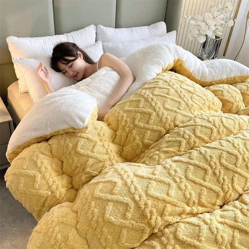 SnugHaven | Elegant Vinterdynebetræk i Fleece l Vanero