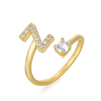 Bogstav Ring | Elegant & Unik Smykke | Vanero