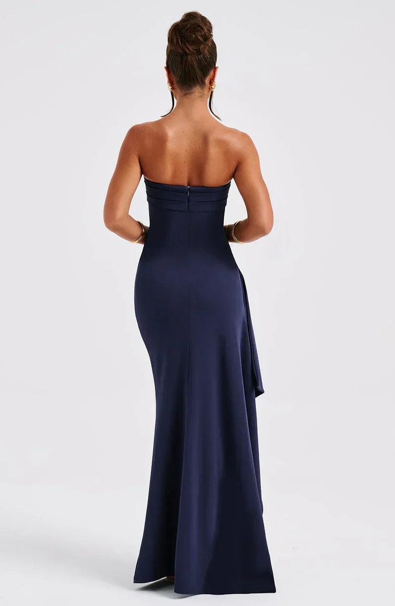Comfortabele Maxi l Jurk Off-shoulders l Vanero
