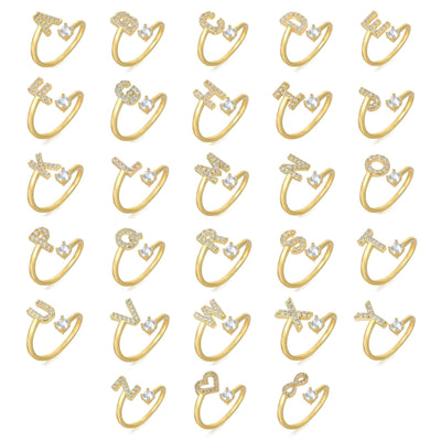 Bogstav Ring | Elegant & Unik Smykke | Vanero