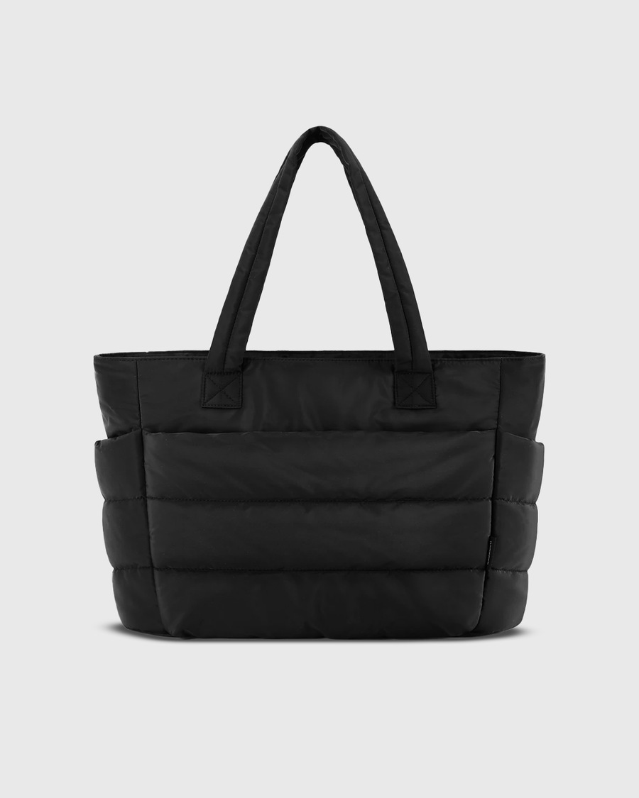 Shopper Taske Polstret Stof | Standard Pasform Bæretaske | Rummeligt Quiltet Design Til Pendling Shopping & Hverdagsbrug | Vanero